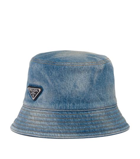 prada bucket hat outfits|prada denim bucket hat.